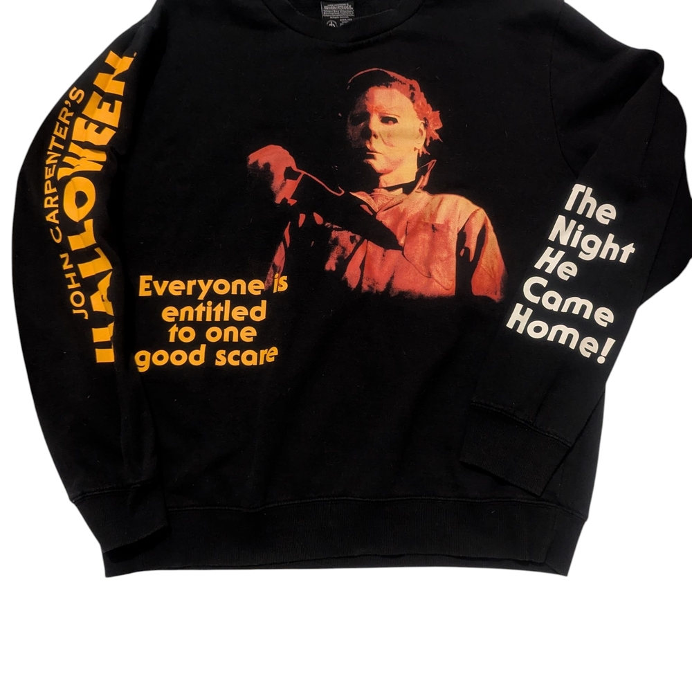 John Carpenter's Halloween Black Crewneck Sweater